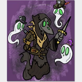 Ghostly Plague Doctor Posters and Art